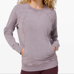 Lululemon Scuba Crew - Washed Lunar Rock